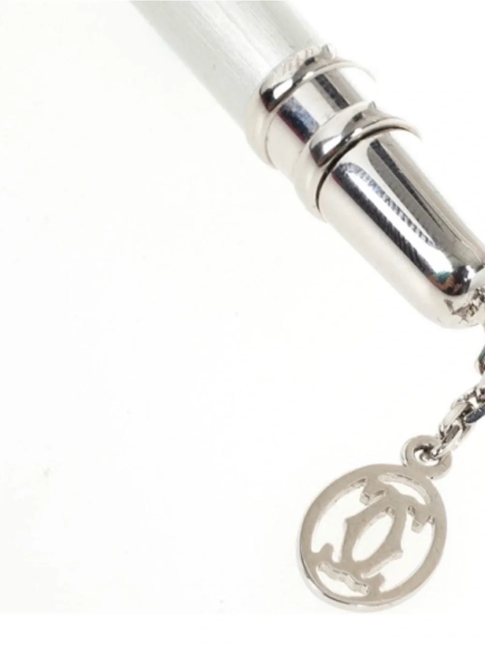 Cartier Ballpoint Pen With Double “C” Cartier Charm